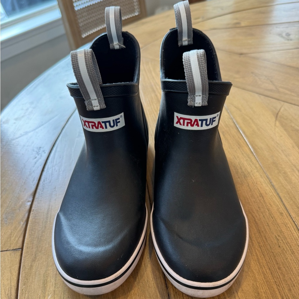XTRATUF Kids Black Rain Boots